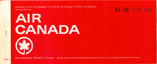 Air Canada Ticket