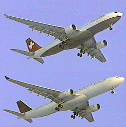 A330-200 Swissair + A330-300 Air Canada