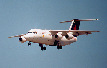 BAe 146-200 airNova C-GNRV fin 204