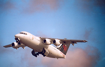 BAe 146-200 airNova C-GNRZ fin 201