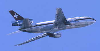 DC-10 Swissair juin-June 1973 Dorval arprt