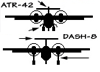 ATR-41, Dash-8