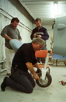 démontage de la roue avant