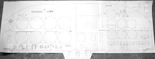 Plan du tableau de bord