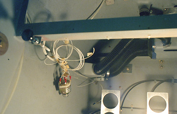 Manette de contrôle de l'entrée d'air