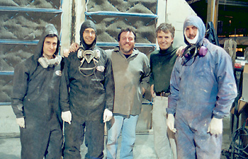 Daniel Durocher, Martin Cinq-Mars, Luc, Christian et Roger Ouellette