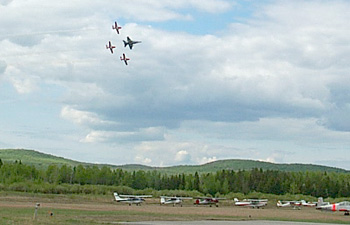 CF-18B "Hornet" & CT-114 "Tutor"