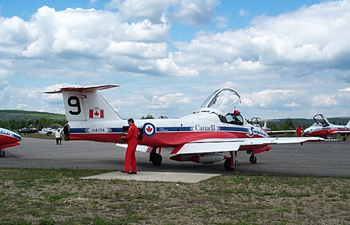 Snowbirds Mont-Laurier 20 mai 2001