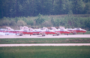 Snowbirds Mirabel may 199?