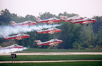 Snowbirds Mirabel may 199?