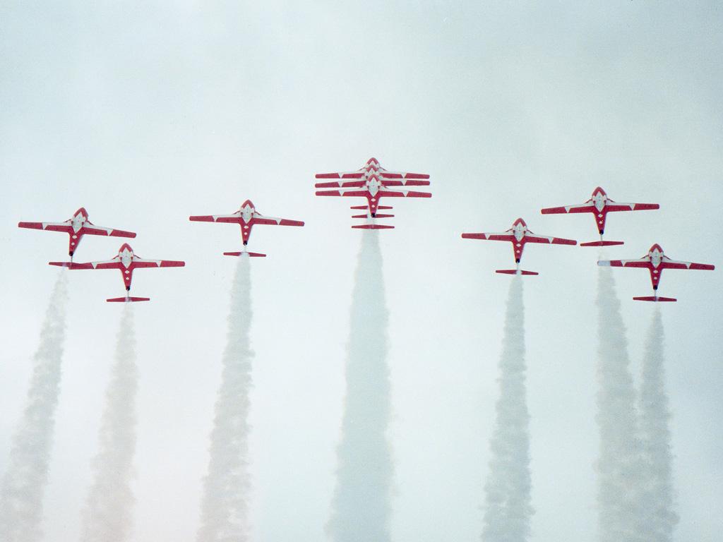 Snowbirds Mont-Laurier 20 mai 2001