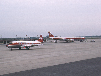 Vickers Vicount & McDonnell Douglas DC-8, avril 1966